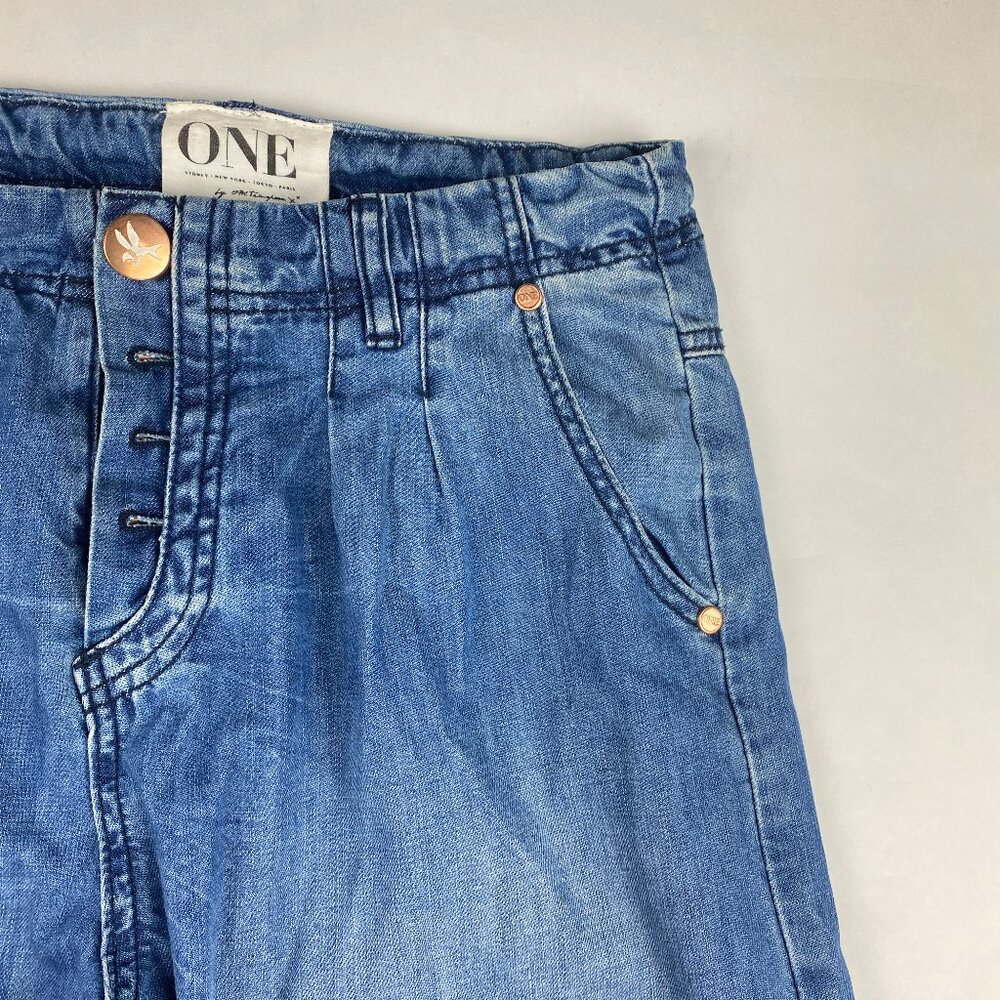One Teaspoon Jeans Size 25 Super Tough Super Relaxed Tapered Leg Harem Pants - Picture 3 of 16